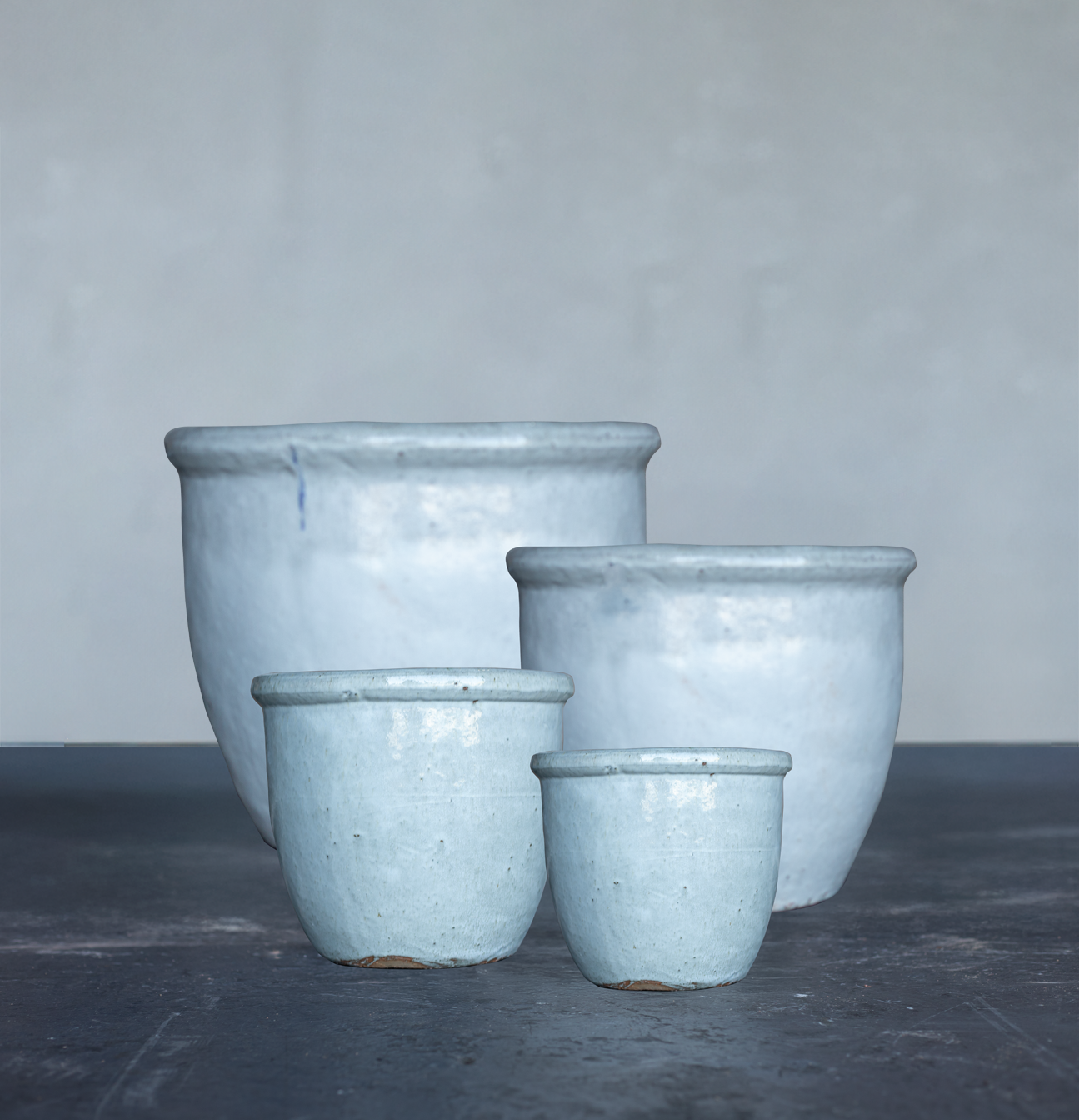 Terracotta Doppio Glazed Aqua Green