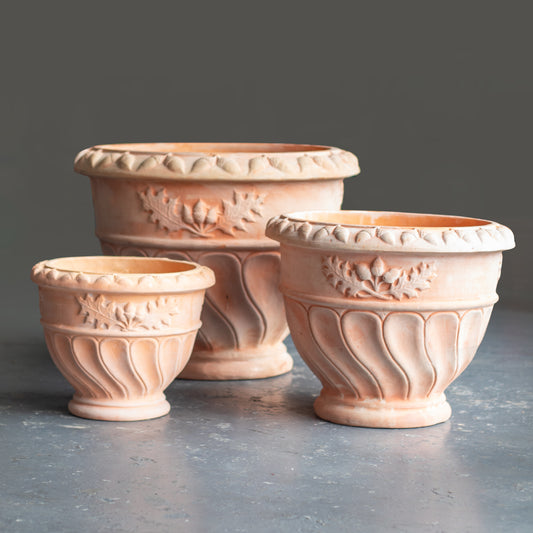 Terracotta Vaso Festonato